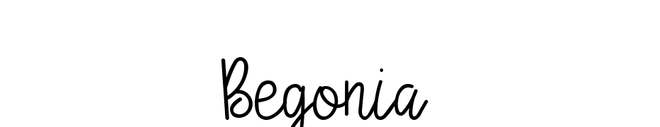 Begonia Font Download Free