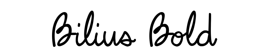 Bilius Bold Font Download Free