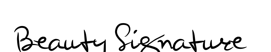Beauty Signature Font Download Free