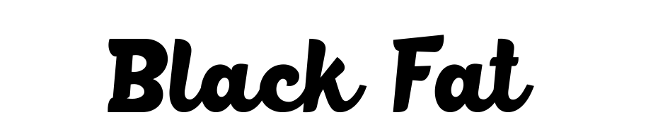 Black Fat Fuente Descargar Gratis