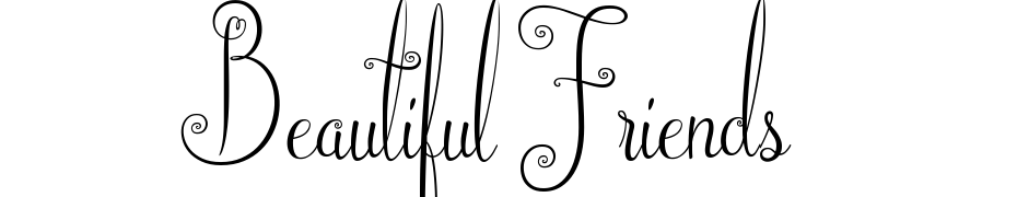 Beautiful Friends Font Download Free