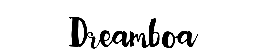 Dreamboa cкачати шрифт безкоштовно