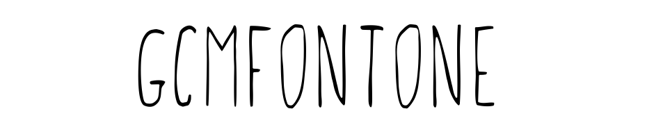 GCMFontone Font Download Free