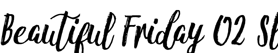 Beautiful Friday 02 Slant Scarica Caratteri Gratis