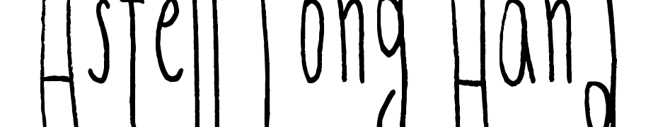 Astell Long Hand Font Download Free