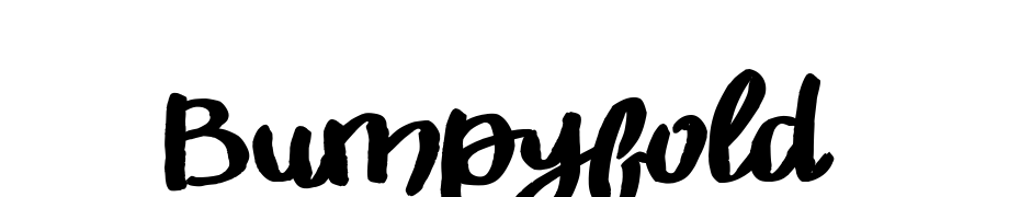 Bumpybold Font Download Free