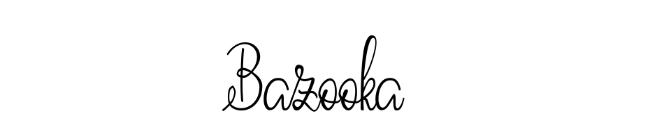 Bazooka Yazı tipi ücretsiz indir
