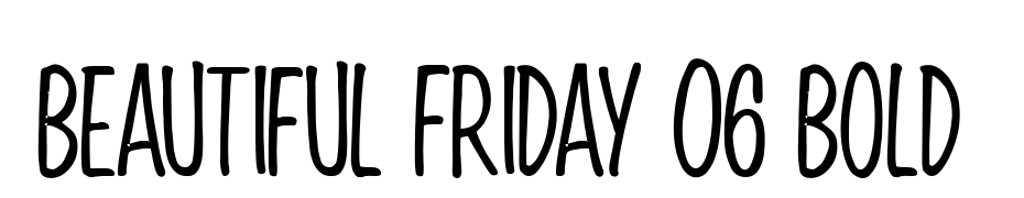 Beautiful Friday 06 Bold Font Download Free