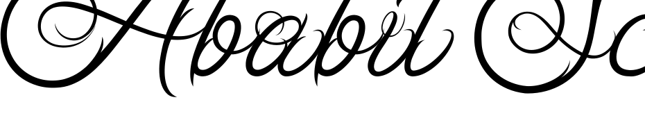 Ababil Script Scarica Caratteri Gratis