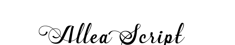 Allea Script Font Download Free