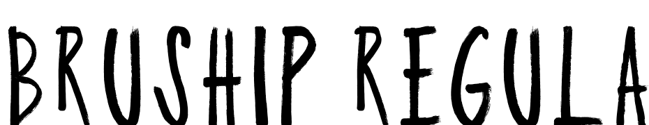 Bruship Regular Schrift Herunterladen Kostenlos