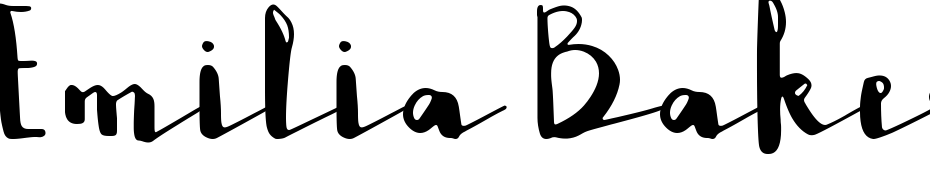 Emilia Baker cкачати шрифт безкоштовно