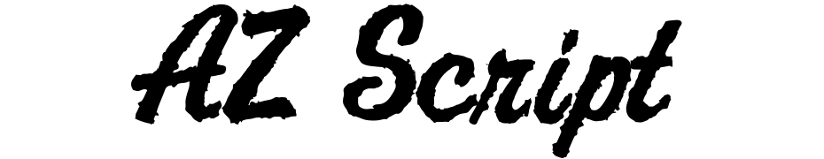 AZ Script Schrift Herunterladen Kostenlos