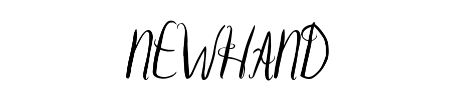NEWHAND Fuente Descargar Gratis