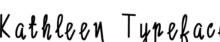 Kathleen Typeface Font Download Free