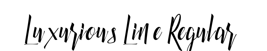 Luxurious Line Regular Font Download Free