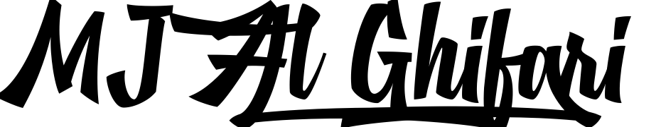 MJ Al Ghifari cкачати шрифт безкоштовно