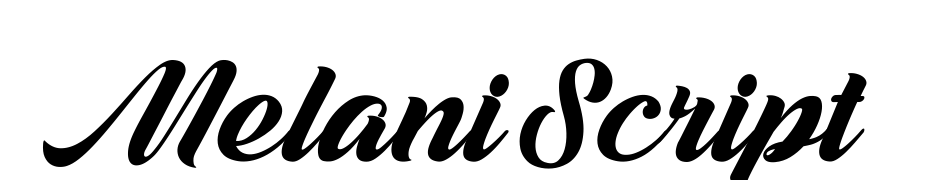 Melani Script cкачати шрифт безкоштовно