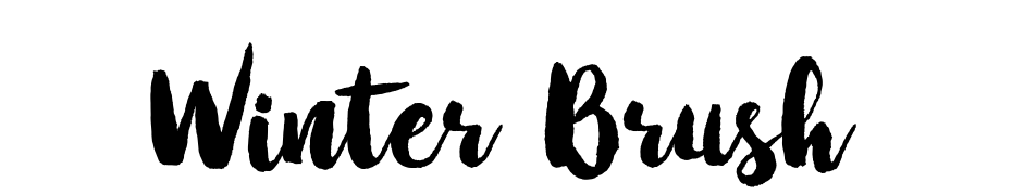 Winter Brush cкачати шрифт безкоштовно