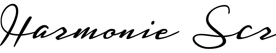 Harmonie Script Scarica Caratteri Gratis