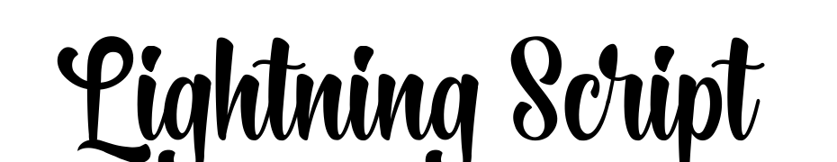 Lightning Script Font Download Free