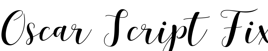 Oscar Script Fix Scarica Caratteri Gratis