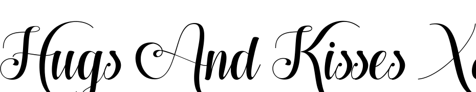 Hugs And Kisses Xoxo Font Free Download