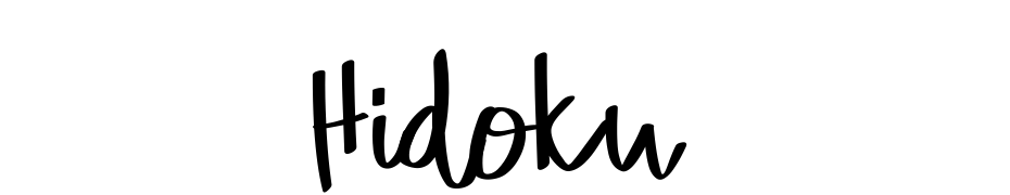 Hidoku Scarica Caratteri Gratis