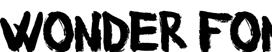 Wonder Font cкачати шрифт безкоштовно