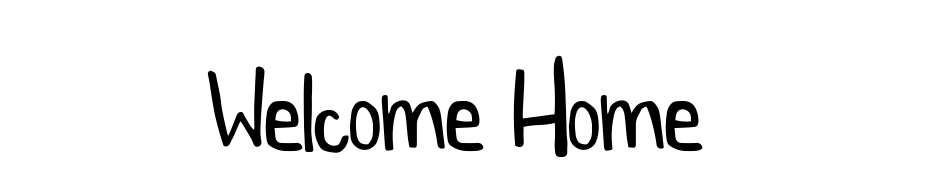 Welcome Home Font Download Free