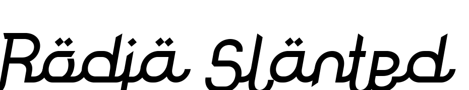 Rodja Slanted Font Download Free