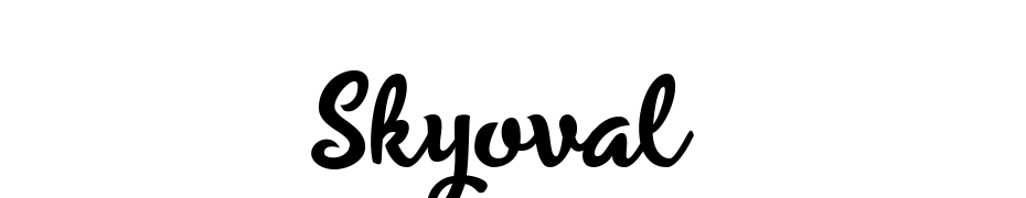 Skyoval Font Download Free