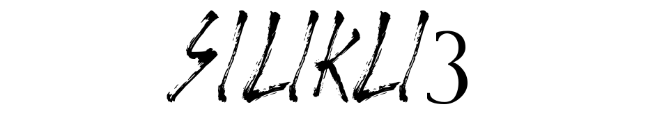 SIlikli3 Yazı tipi ücretsiz indir