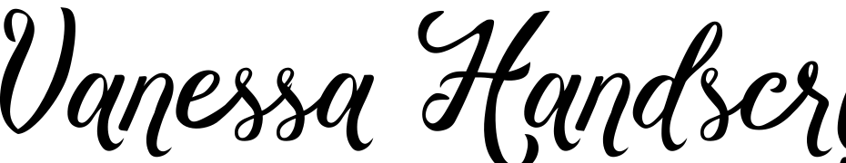 Vanessa Handscript Alt08 Yazı tipi ücretsiz indir