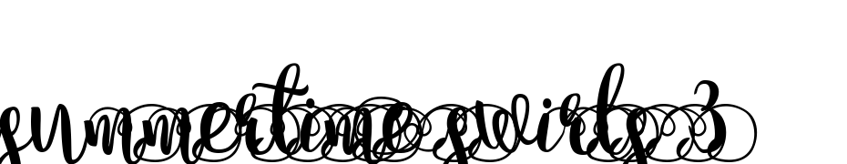 Summertime Swirls 3 Scarica Caratteri Gratis