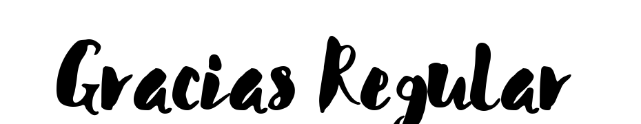 Gracias Regular Font Download Free