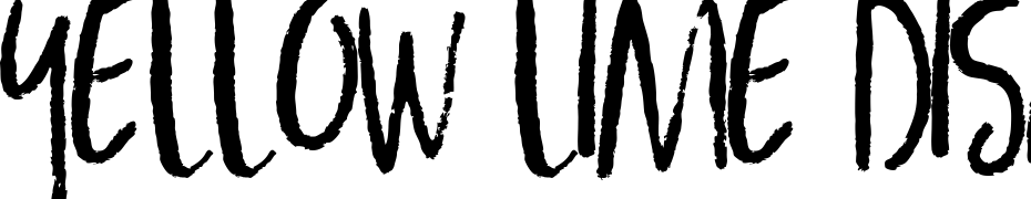 Yellow Lime Display Yazı tipi ücretsiz indir