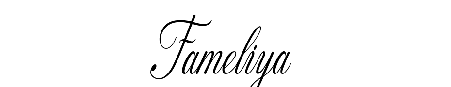 Fameliya Font Download Free