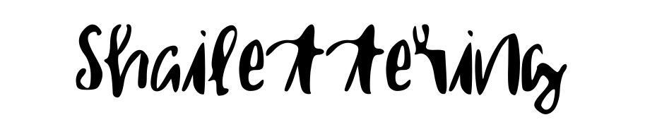 Shailettering Schrift Herunterladen Kostenlos
