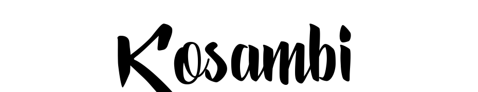 Kosambi Font Download Free