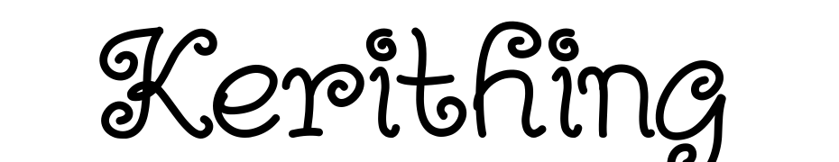 Kerithing cкачати шрифт безкоштовно