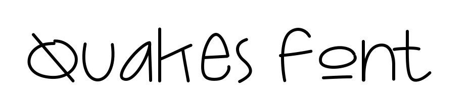 Quakes Font Font Download Free
