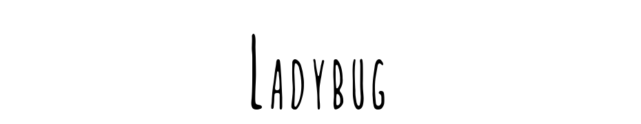 Ladybug Yazı tipi ücretsiz indir