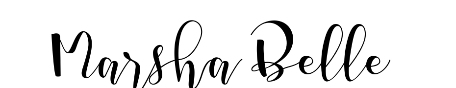 Marsha Belle Font Download Free