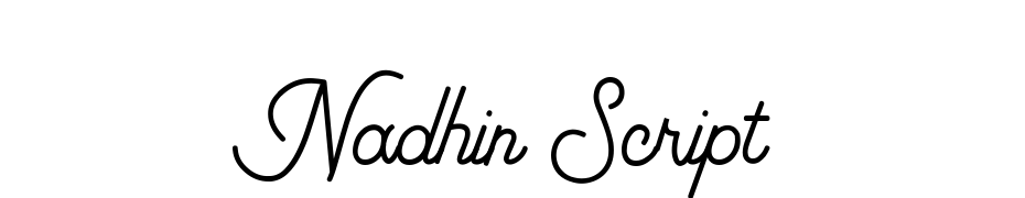 Nadhin Script Font Download Free