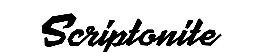 Scriptonite Font Download Free