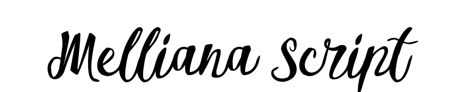 Melliana Script Fuente Descargar Gratis