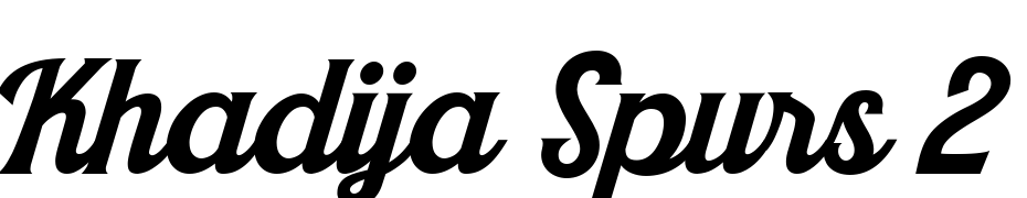Khadija Spurs 2 Schrift Herunterladen Kostenlos