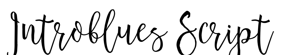 Introblues Script Scarica Caratteri Gratis