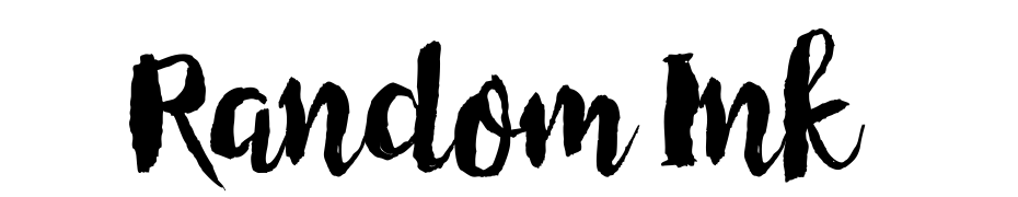 Random Ink Font Download Free